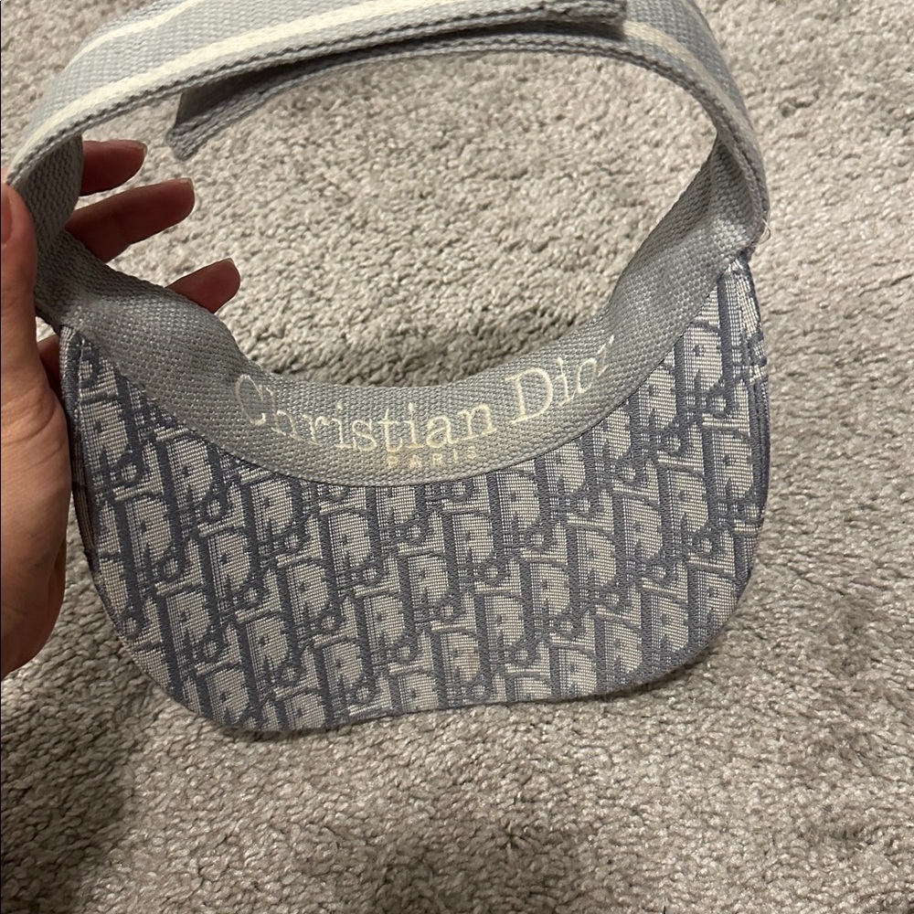 Christian Dior Obliqu Visor Gray Cotton - Picture 2 of 6